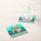 Leven bij het strand kartonnen onderzetters (Insitu)