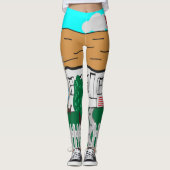 Leven bij het strand leggings (Voorkant)