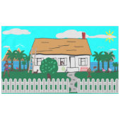 Leven bij het strand tafelkleed (Voorkant (Horizontaal))