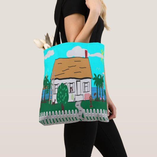 Leven bij het strand tote bag (Dichtbij)