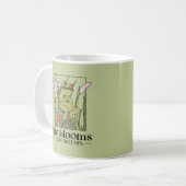 Leven bloeit van binnenuit koffiemok (Voorkant links)