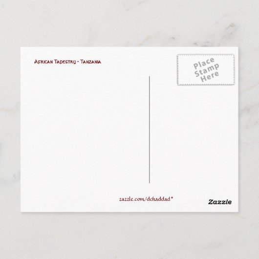 Leven - Briefkaart (Achterkant)