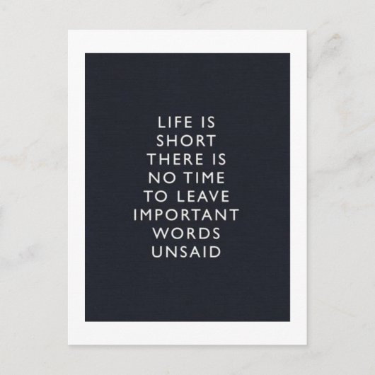 leven briefkaart (Voorkant)