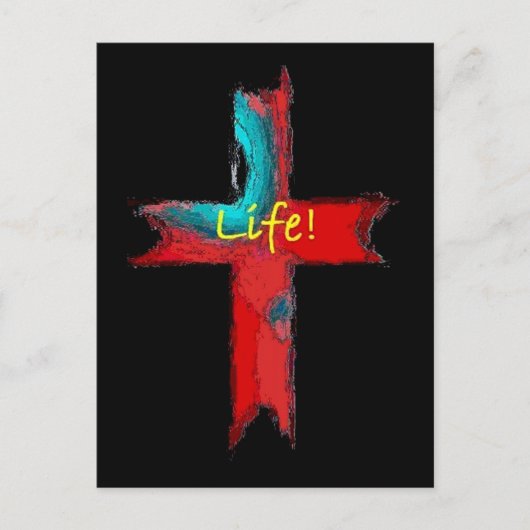 LEVEN! BRIEFKAART (Voorkant)