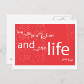 LEVEN BRIEFKAART (Voorkant / Achterkant)