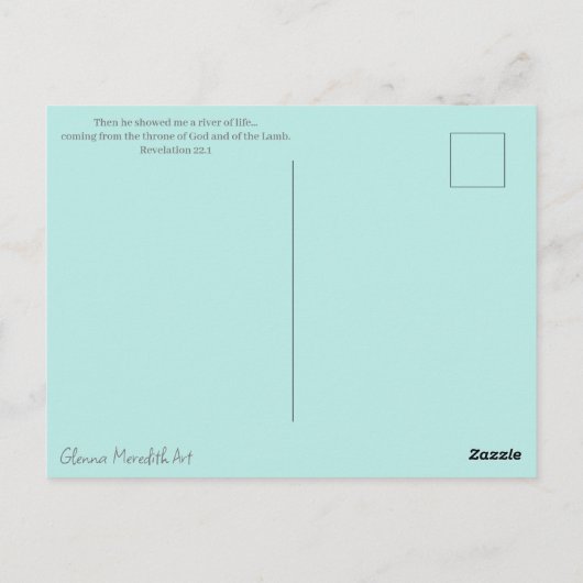 Leven Briefkaart (Achterkant)