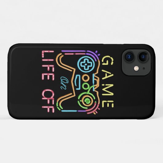 Leven buiten neonstrips Case-Mate iPhone case (Achterkant (horizontaal))