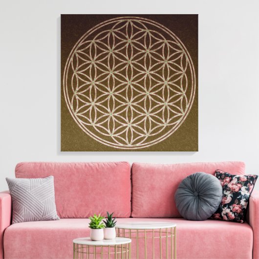 Leven Canvas Afdruk (Insitu (Woonkamer))