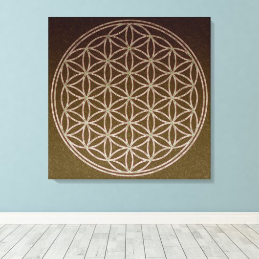 Leven Canvas Afdruk (Insitu (Houten vloer))