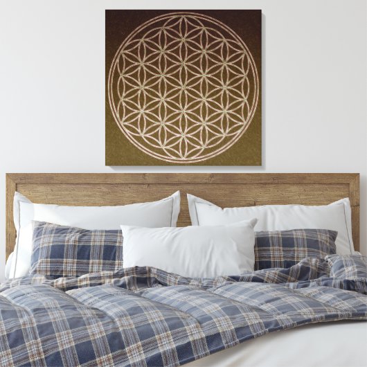 Leven Canvas Afdruk (Insitu (Slaapkamer))