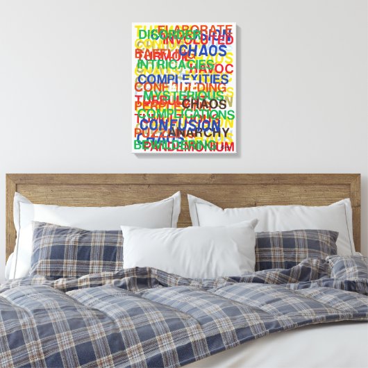 Leven Canvas Afdruk (Insitu (Slaapkamer))