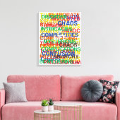 Leven Canvas Afdruk (Insitu (Woonkamer))
