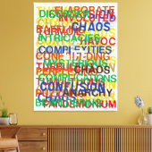 Leven Canvas Afdruk (Insitu (Woonkamer))