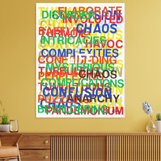 Leven Canvas Afdruk (Insitu (Woonkamer))