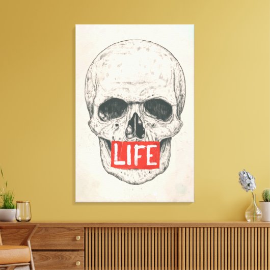 Leven Canvas Afdruk (Insitu (Woonkamer))