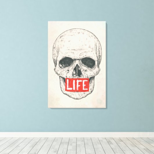 Leven Canvas Afdruk (Insitu (Houten vloer))