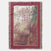 Leven Citaat gooien deken (Voorkant Verticaal)