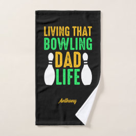 Leven dat bowling papa leven grappig genoemd eenvo handdoek