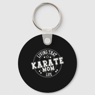 Leven dat karate moeder life school sport Schattig Sleutelhanger