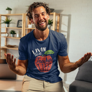 Leven dat leraarsleven terug naar school t-shirt