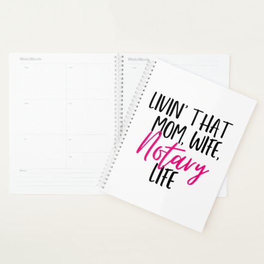 Leven dat moeder vrouw notaris leven planner (Display)