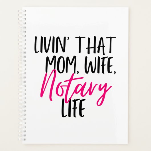 Leven dat moeder vrouw notaris leven planner (Voorkant)