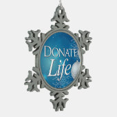 Leven doneren met Ornamenten en sneeuwvlokken (Links)