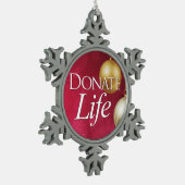 Leven doneren met Ornamenten en sneeuwvlokken (Links)