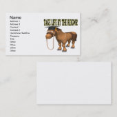 Leven door de Reigns Visitekaartje (Voorkant / Achterkant)