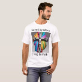 Leven door genade t-shirt (Voorkant volledig)