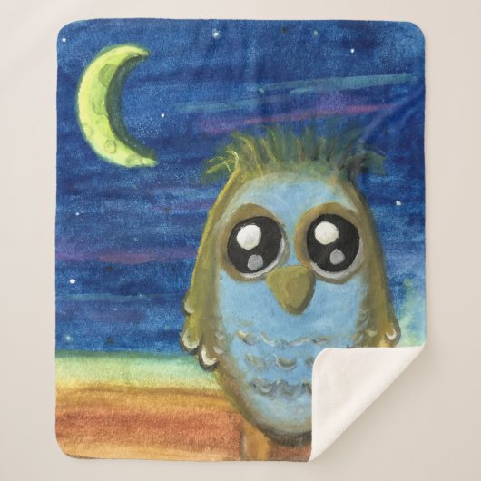 Leven door het licht van de maan sherpa deken (Voorkant)