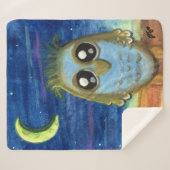 Leven door het licht van de maan sherpa deken (Voorkant (horizontaal))