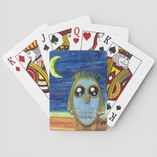 Leven door het licht van de maan speelkaarten (Achterkant)