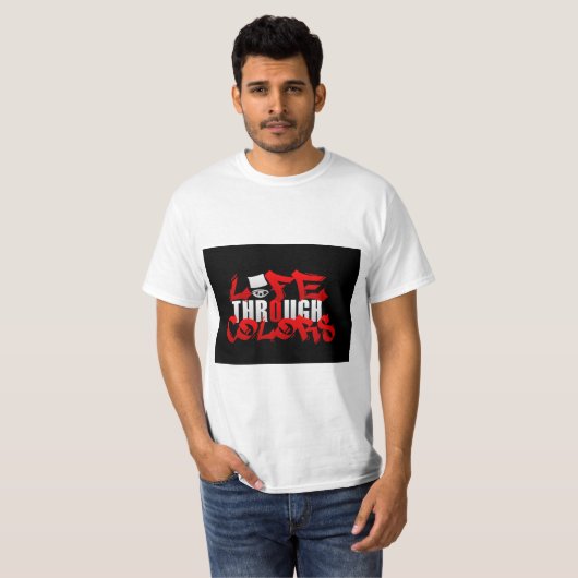 Leven door kleuren t-shirt (Voorkant volledig)