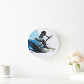 Leven. - Downhill Skier   Ronde Klok (Huis)