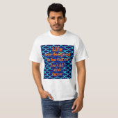 Leven Draai en Wend Ontwerp T-shirt (Voorkant volledig)