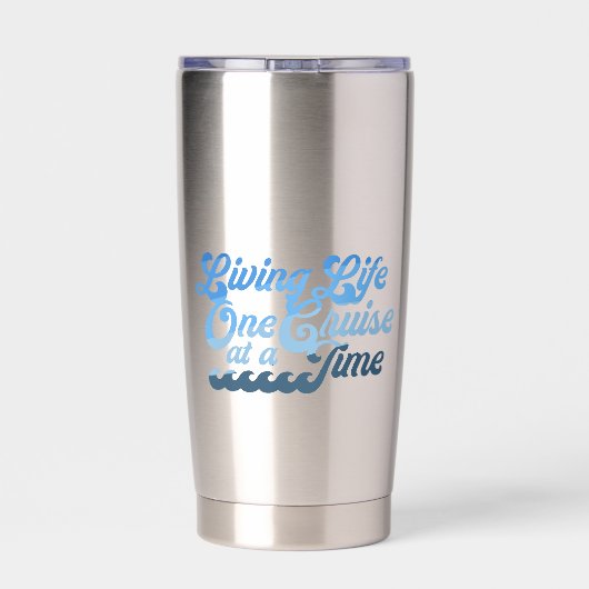 Leven één cruise per keer geïsoleerde drinkbeker (Achterkant)