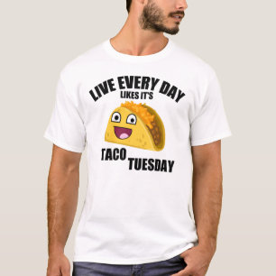 LEVEN ELKE DAG ZOALS HET TUSSENDAG IS T-SHIRT