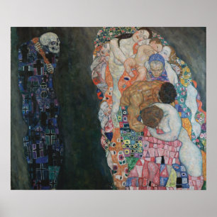 Leven en dood - Gustav Klimt (1910-1915) Poster