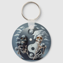 Leven en Dood, Halloween YinYang Skelet