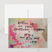 Leven en droom Briefkaart (Voorkant / Achterkant)