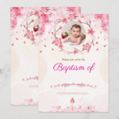 Leven en geloof vieren met een speciale doop kaart (Voorkant / Achterkant)