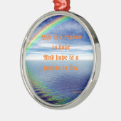 Leven en hoop metalen ornament (Links)