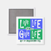 Leven en leven magneet (Voorkant / Achterkant)