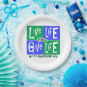 Leven en leven papieren bordje (Feest)