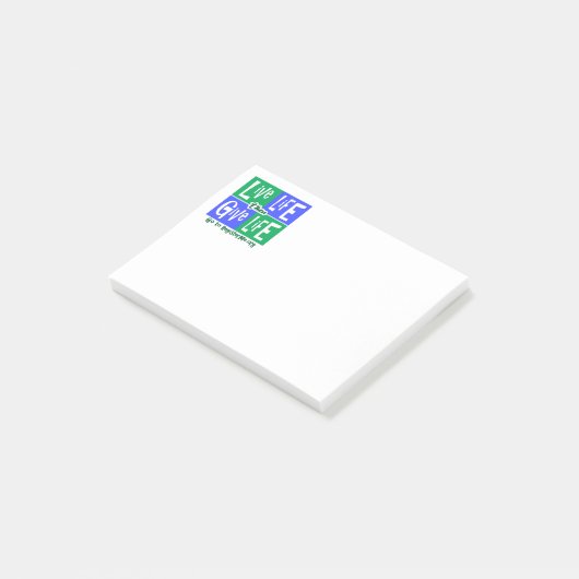 Leven en leven post-it® notes (Schuin)