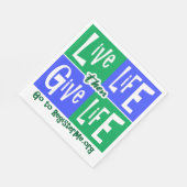 Leven en leven servetten (Hoek)