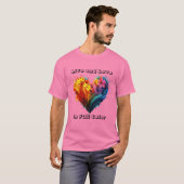 Leven en liefde in kleur t-shirt (Voorkant volledig)