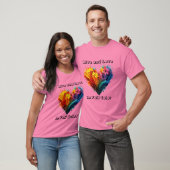 Leven en liefde in kleur t-shirt (Unisex)