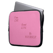Leven en liefde laptop sleeve (Voorkant Links)